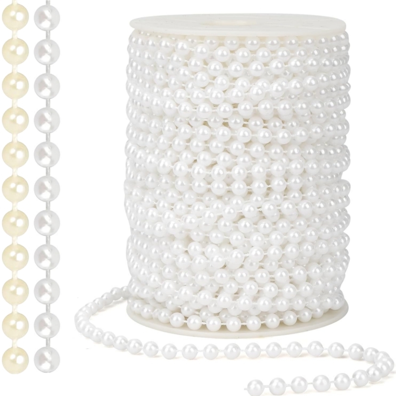 Pearl Trim Chain - 2/5m abs imitação de pérola grânulo