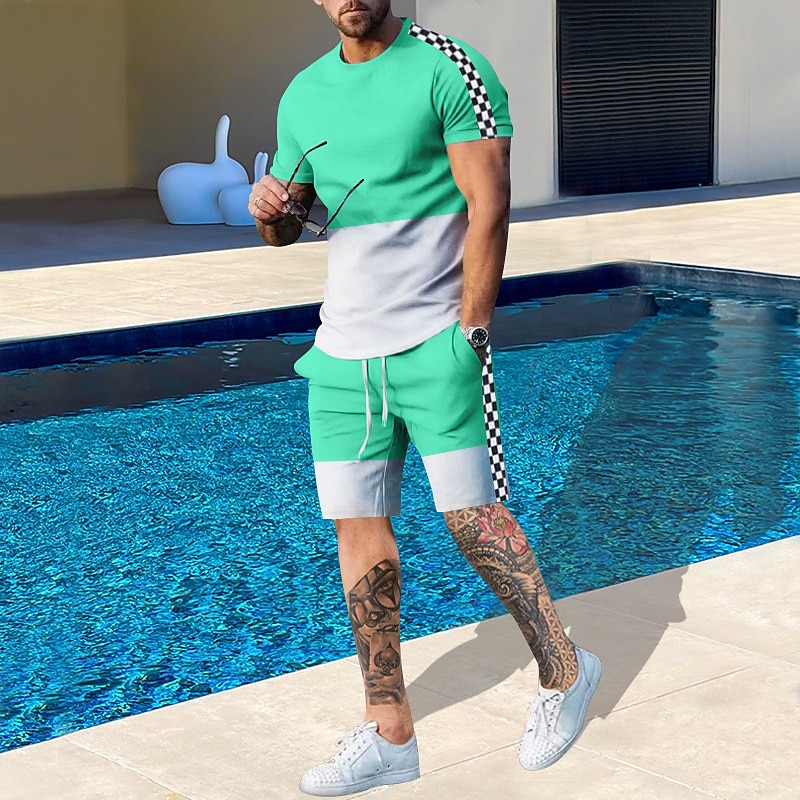 Embellish Knit - Conjunto Masculino de 2 Peças com