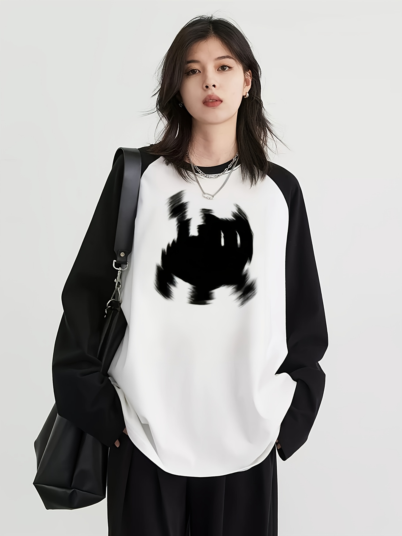 Embellish Knit - Camiseta Feminina Y2K de Manga Longa