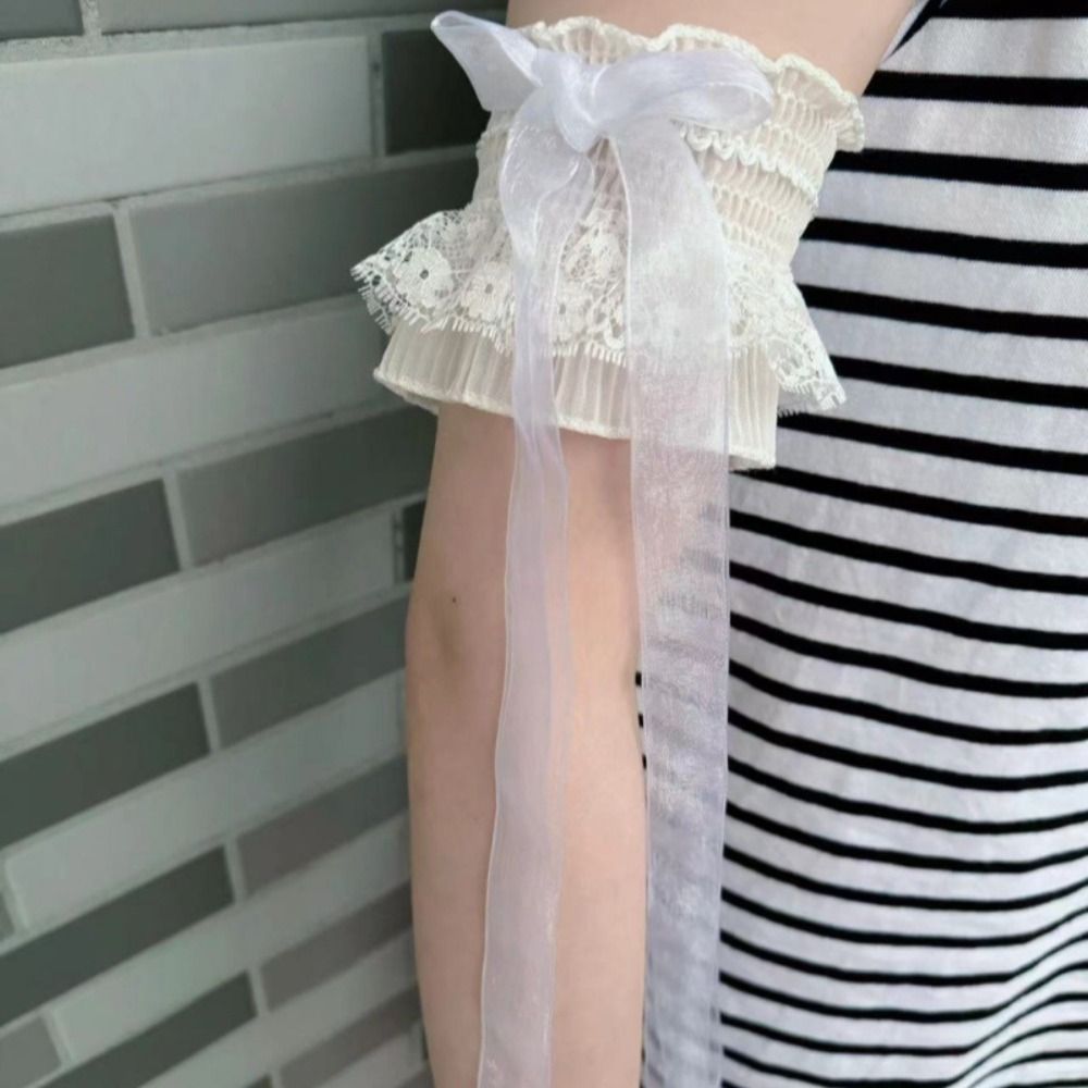 Manga de Braço de Renda Estilo - Elastic Lace Trim avaliação e preço