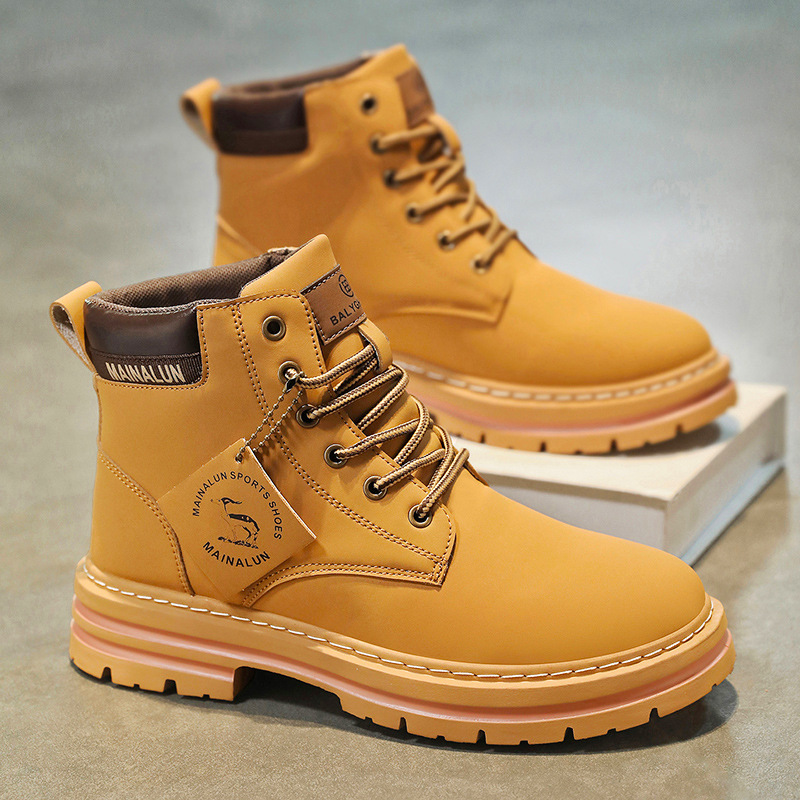 Clássico masculino botas de ca - Guipure Lace Panel avaliação e preço