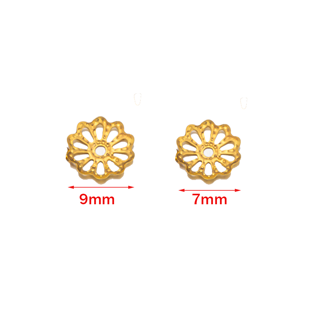 200 pçs 7/9mm filigrana flor o - Embellishment Crafts avaliação e preço