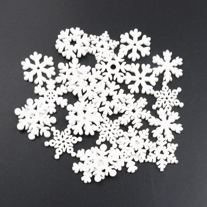 Floco de nece de natal natural - Christmas Craft Embellishment avaliação e preço