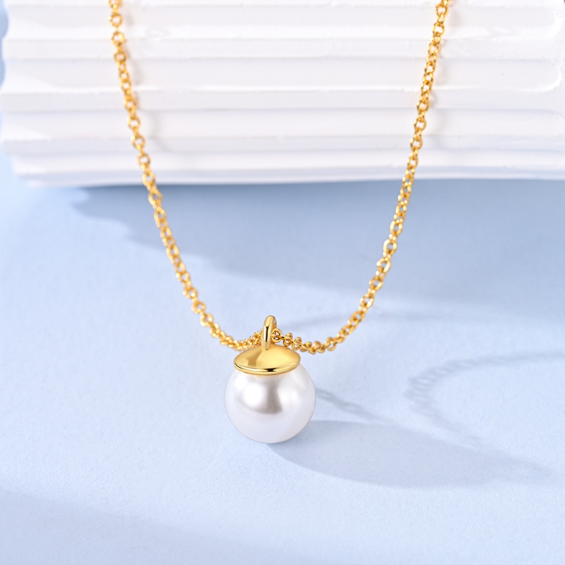 Original 925 prata esterlina c - Pearl Trim Chain avaliação e preço