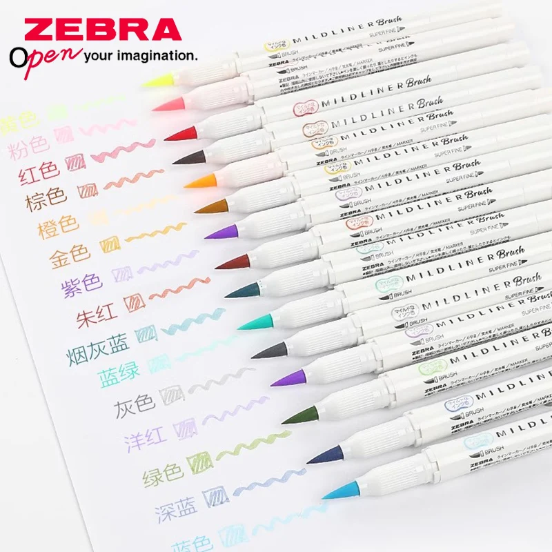 Zebra Highlighter Mildliner es - Zebra Pen Mildliner avaliação e preço
