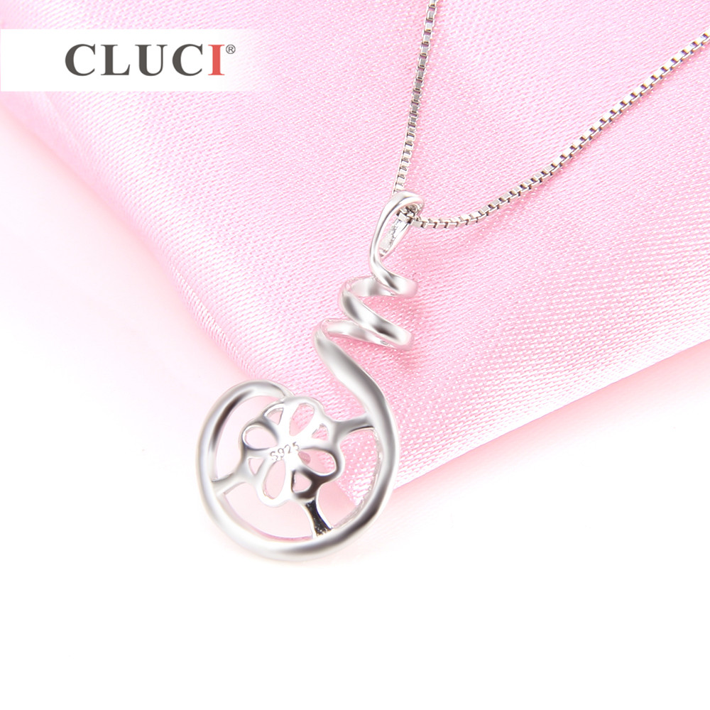 Cluci 925 pingente de prata es - Pearl Trim Chain avaliação e preço