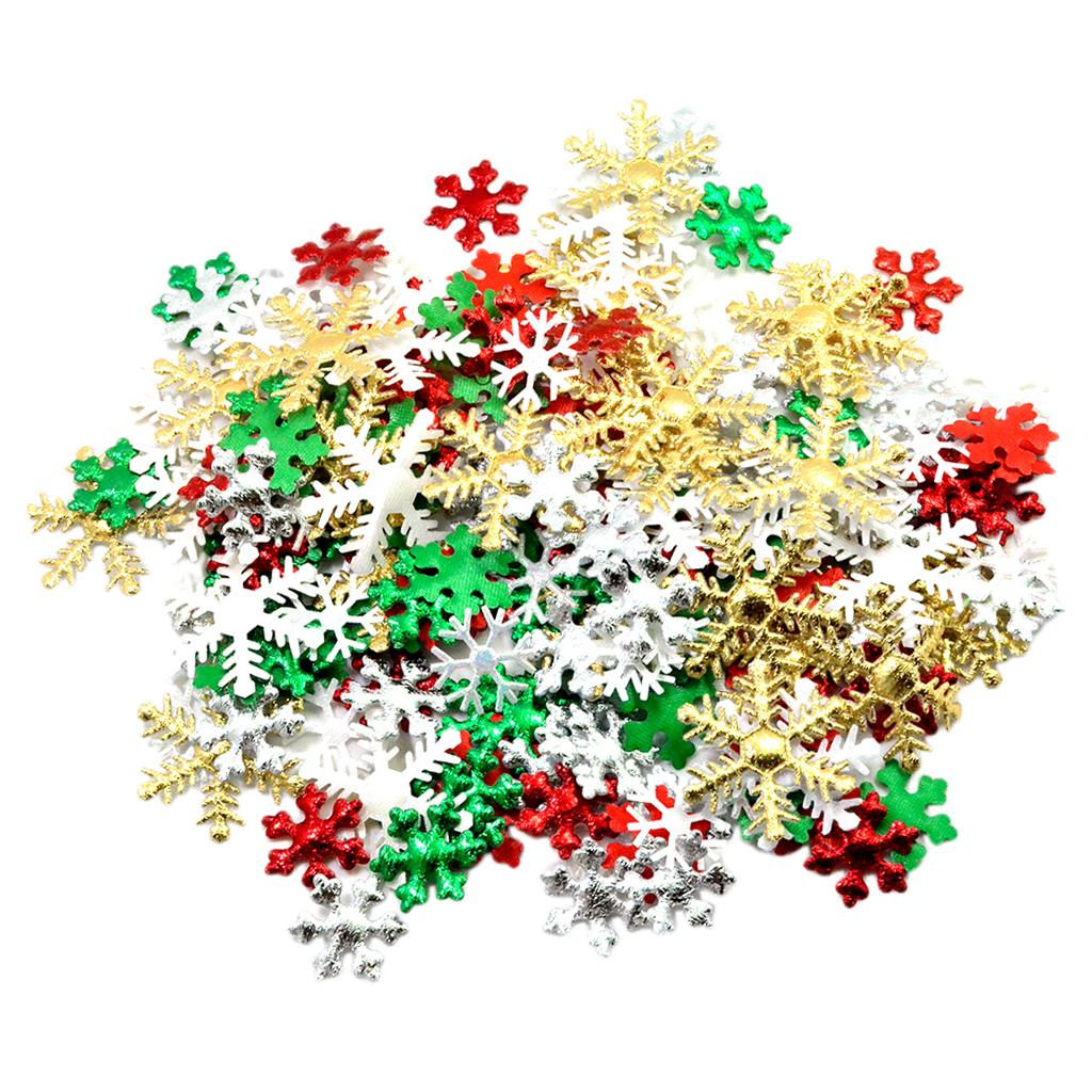 Decoração de festa de floco de - Christmas Craft Embellishment avaliação e preço