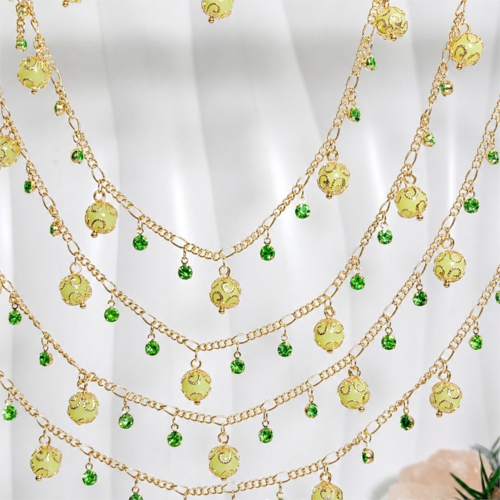 Corrente de Latão com Pingente - Pearl Trim Chain avaliação e preço