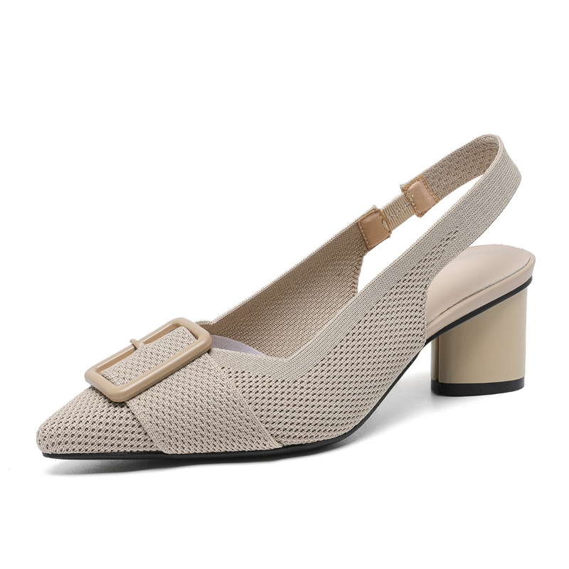 Sandálias Femininas de Bico Fi - Embellish Knit avaliação e preço